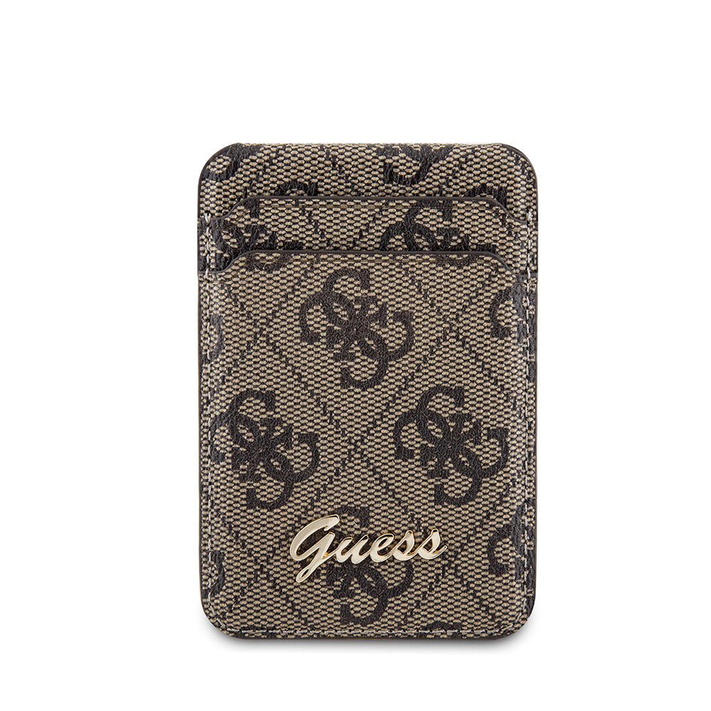 Guess Orjinal Lisanslı 4G Desenli Metal Script Logolu Magnetik Kartlık Guess Orjinal Lisanslı 4G Desenli Metal Script Logolu Magnetik Kartlık